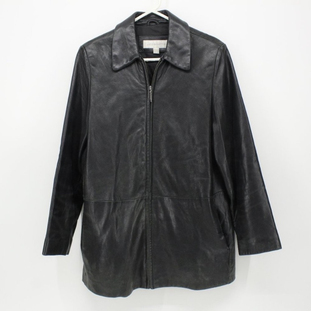💜2/$30 Liz Claiborne Vintage Leather Jacket